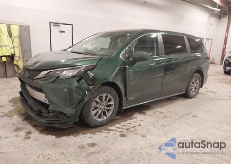 2021 Toyota Sienna Le from USA, damaged, VIN 5TDKSKFC5MS006315